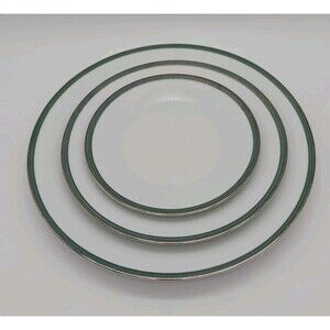 Noritake Royale Mint Plate Set 6538 Japan Dinner Salad Bread